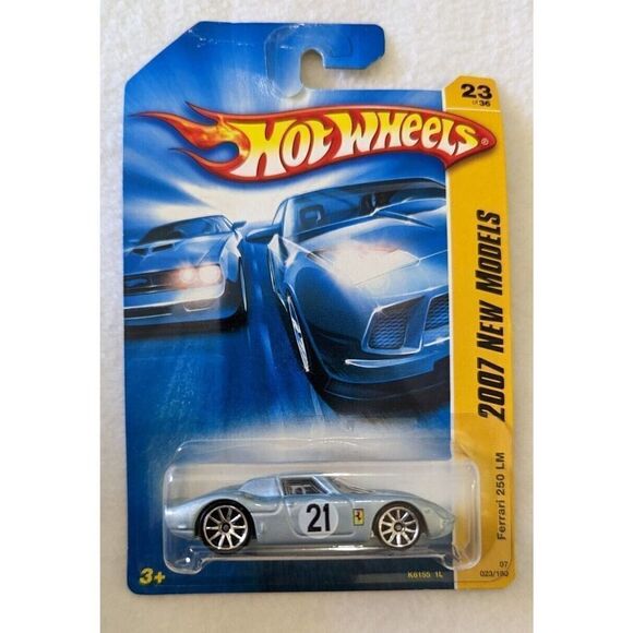 HOT WHEELS Lot of 2 - 2007/2008 New Models 07 Shelby GT500 Ferrari 250 LM NEW - Picture 2 of 4